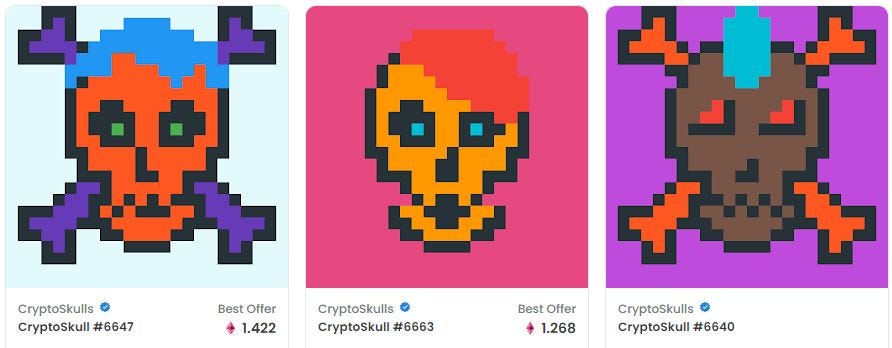 CryptoSkulls NFTs