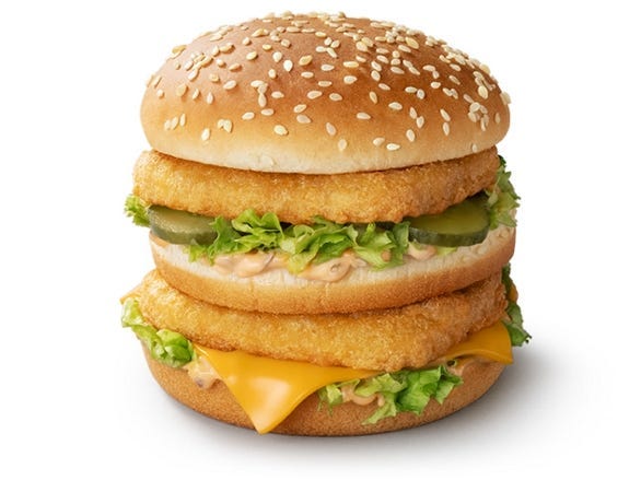 McDonald's temporarily removes the Chicken Big Mac from menus, saying that it's struggling to keep up with demand