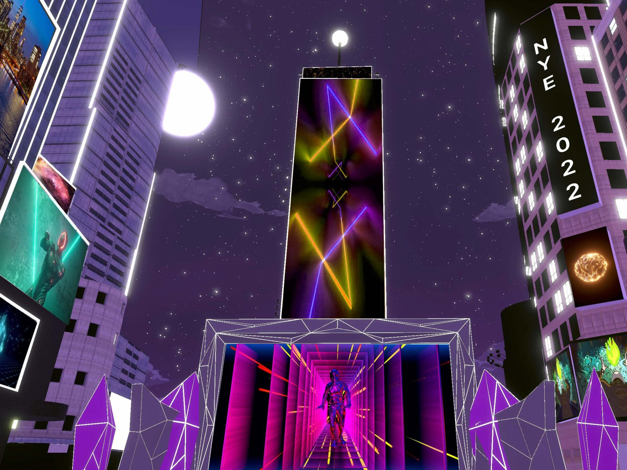 One Times Square in Decentraland