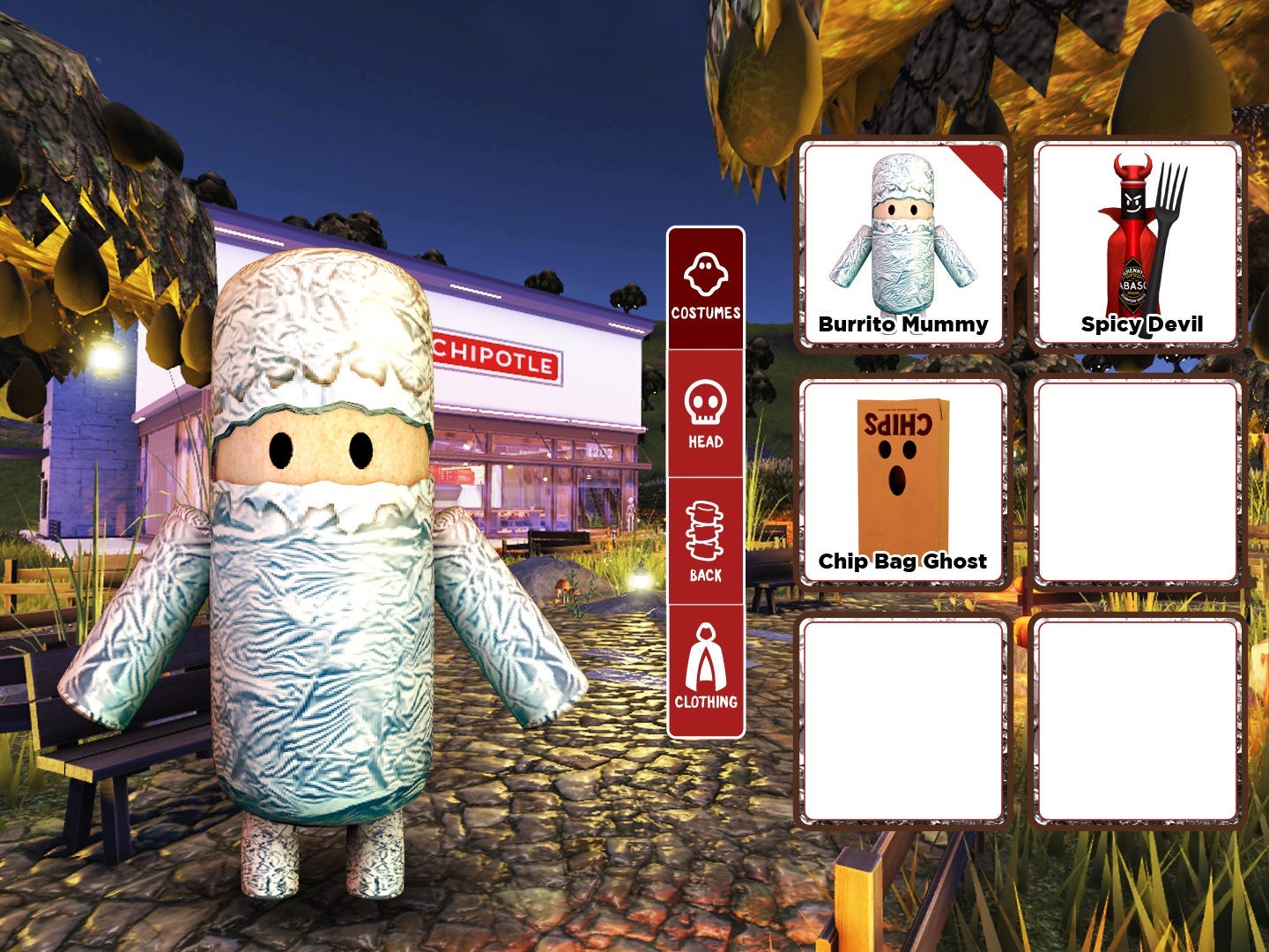 Chipotle Roblox Halloween