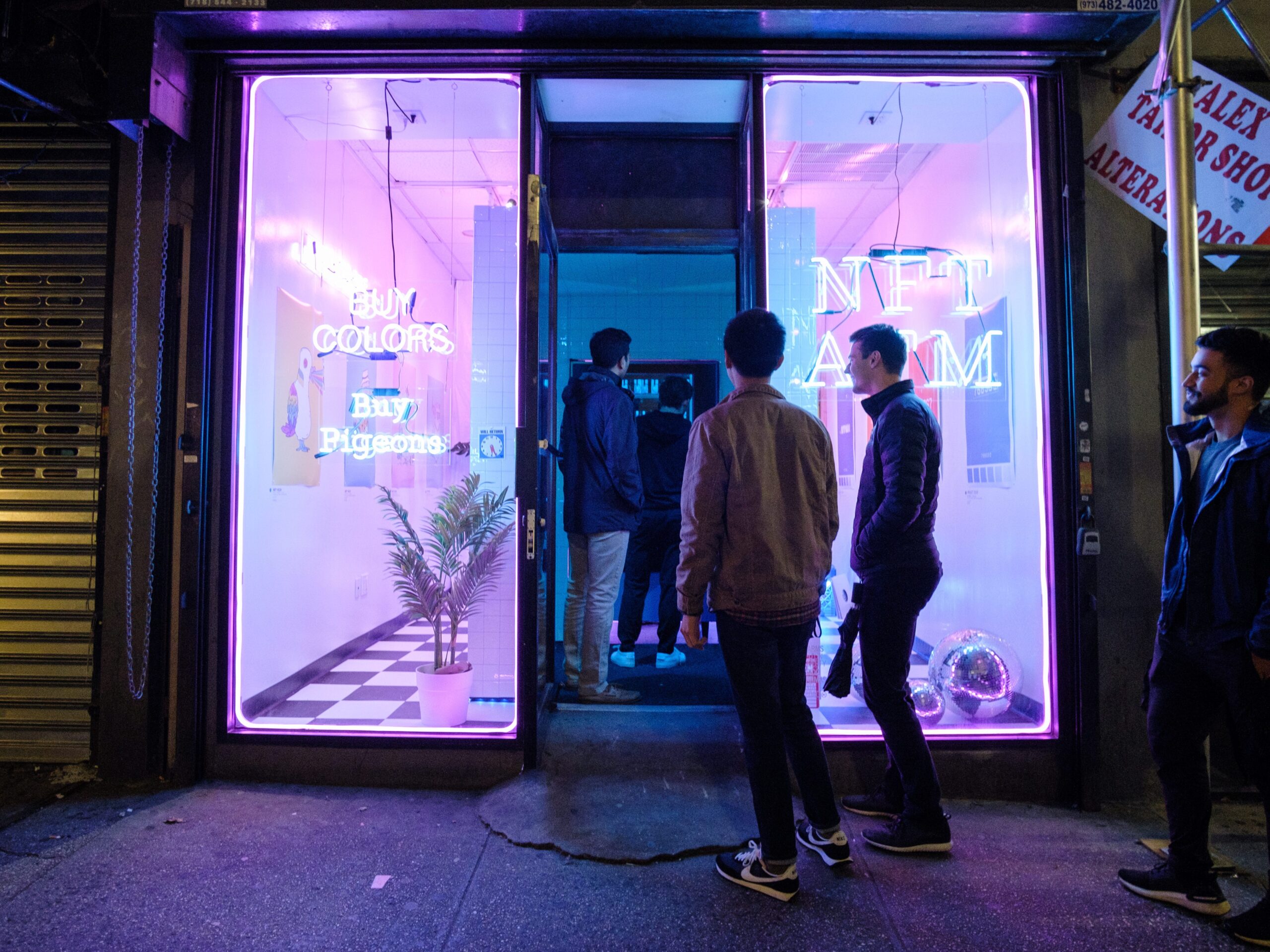 NFT vending machine in New York City