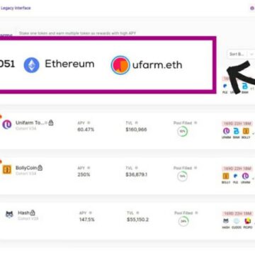 The unifarm dApp just added ENS domains support