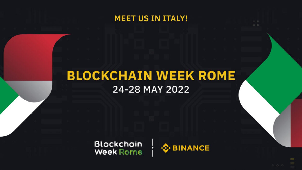 Binance sponsors Blockchain Week Rome 2022 (BWR2022)