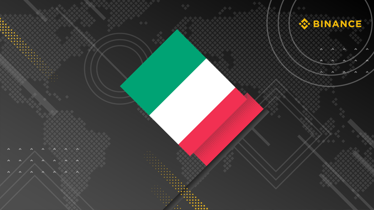 In Italy, Binance has gotten permission from the government