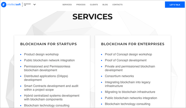 intellectsoft Top Blockchain Consulting Companies