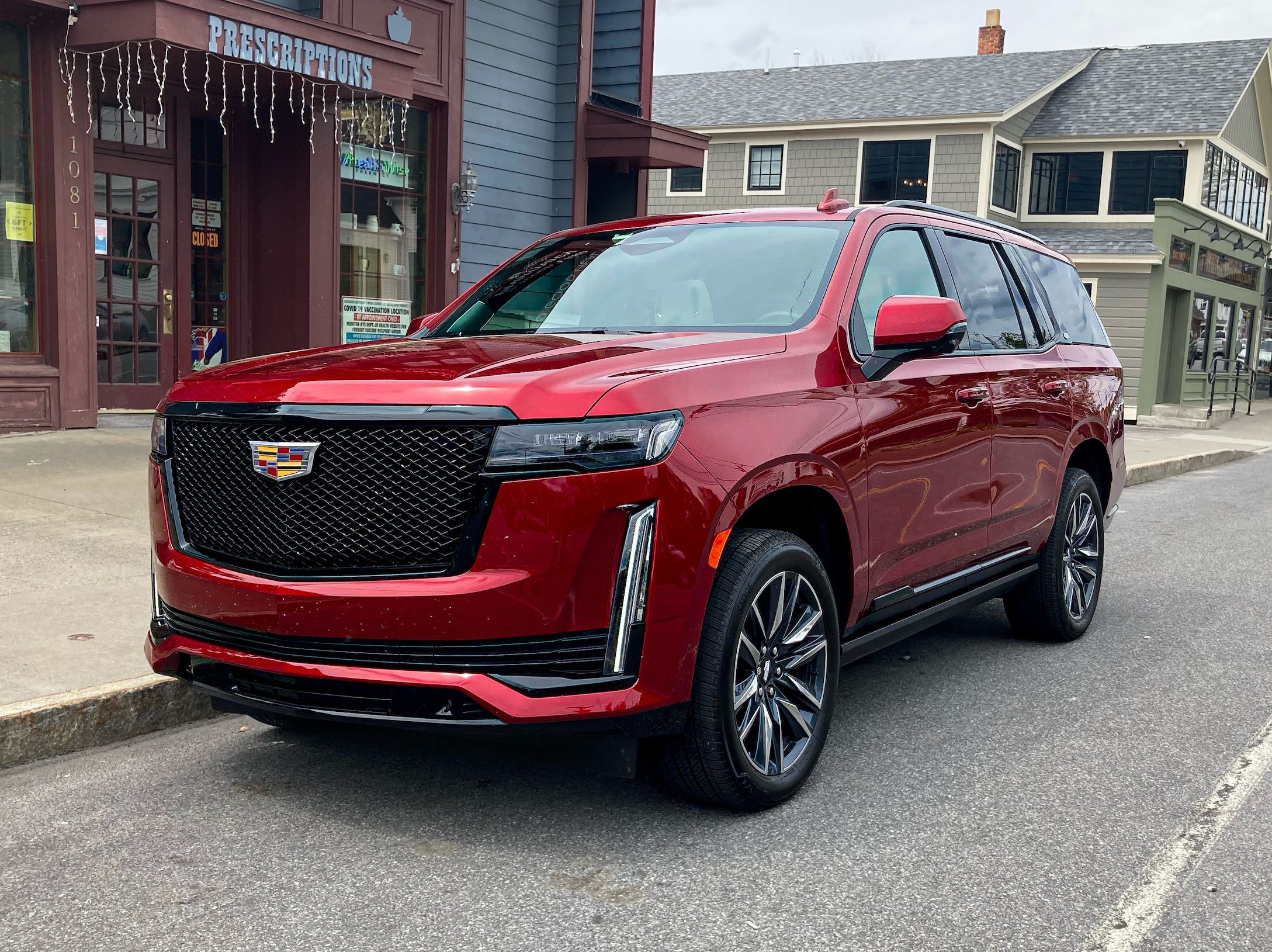 The 2022 Cadillac Escalade Sport.