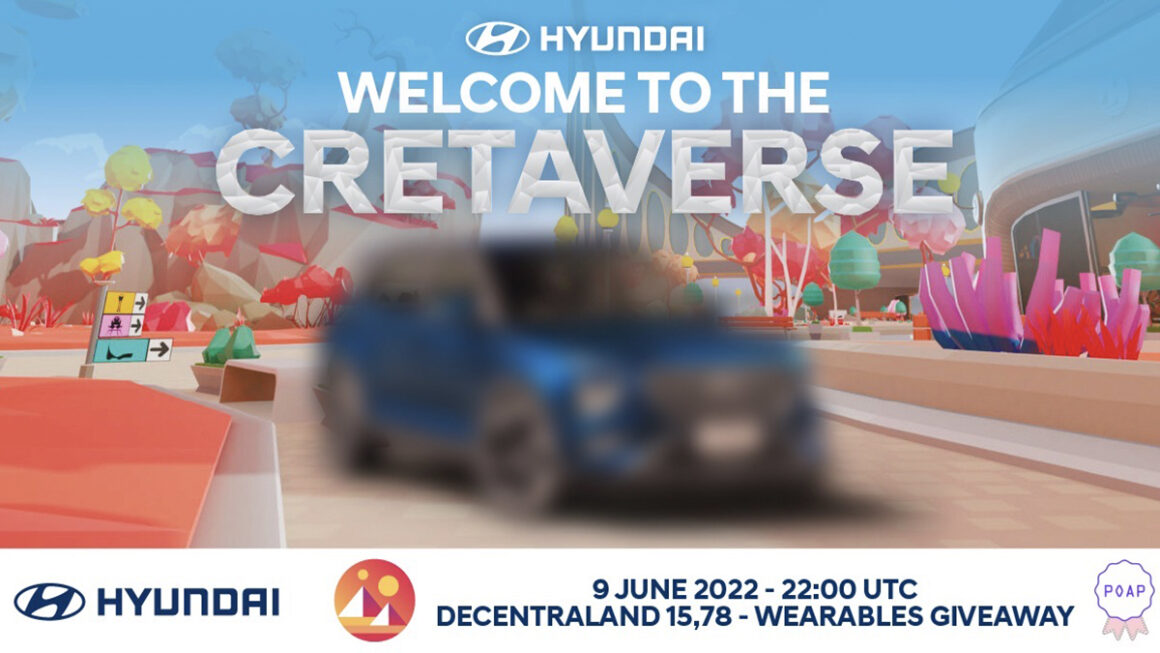 On June 9, Hyundai will launch the New Creta in Decentraland