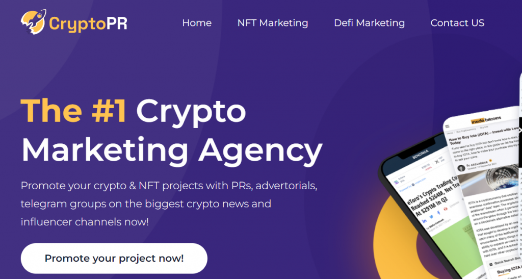 CryptoPR - NFT Marketing Services Provider