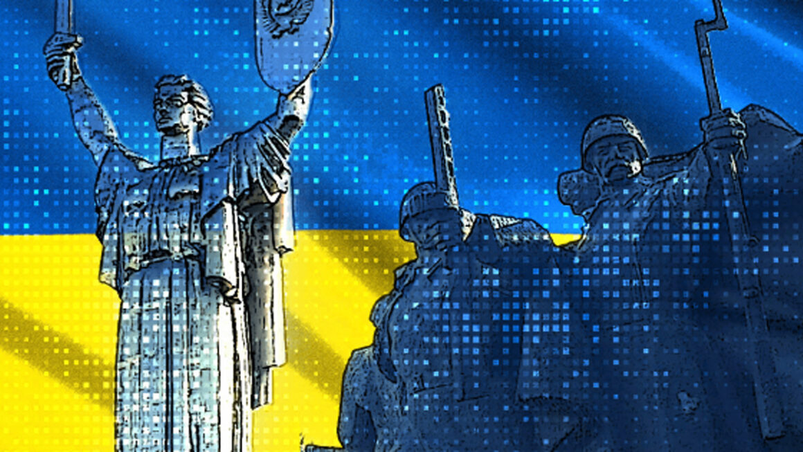 NFT sale funds Ukraine monument renovation