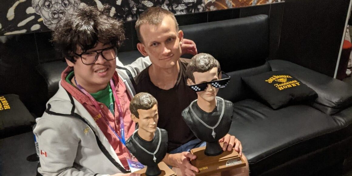 An 18-year-old who's netted over $1 million selling Bored Apes toys just made a replica of ethereum cofounder Vitalik Buterin ahead of the 'merge'