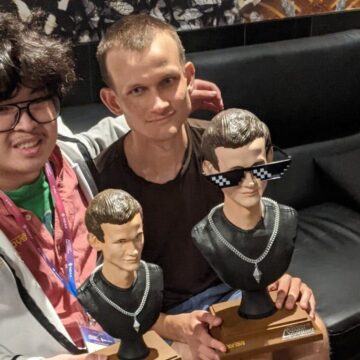 An 18-year-old who's netted over $1 million selling Bored Apes toys just made a replica of ethereum cofounder Vitalik Buterin ahead of the 'merge'