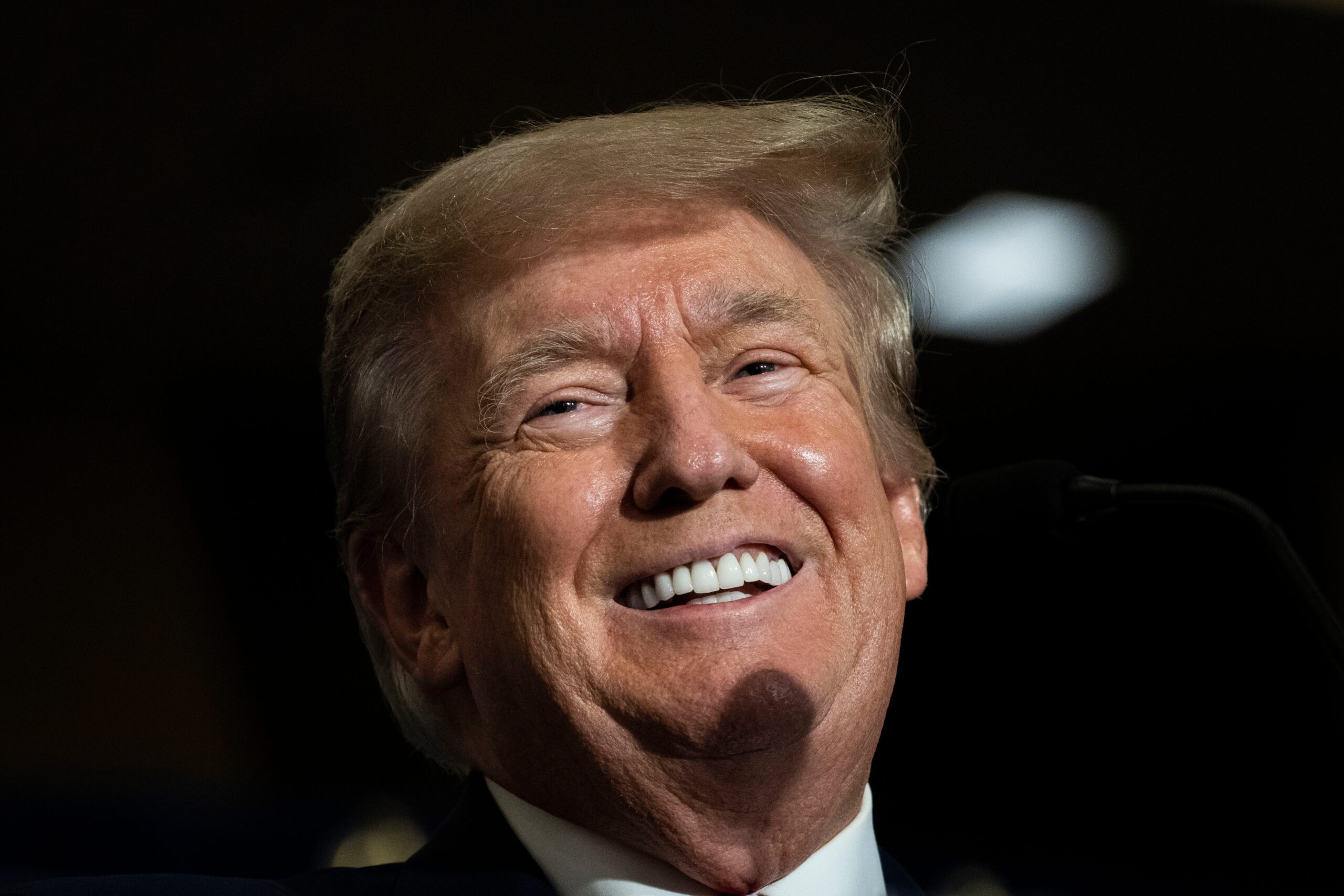 Donald Trump smile