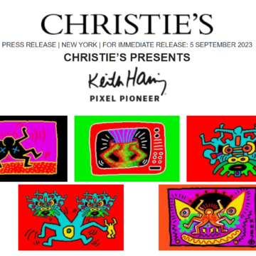 CHRISTIE’S UNVEILS A DIGITAL LEGACY: KEITH HARING’S AMIGA ARTWORKS