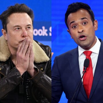 Vivek Ramaswamy forgot to mute himself while peeing during a livestream with Elon Musk, Alex Jones, and 100,000 others