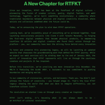 RTFKT’s Shocking Closure: A Betrayal to the Web3 Revolution?